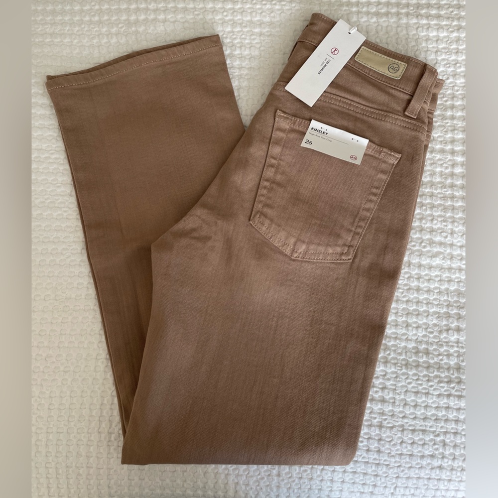 AG Kinsley High Rise Pop Crop Jeans, size 26